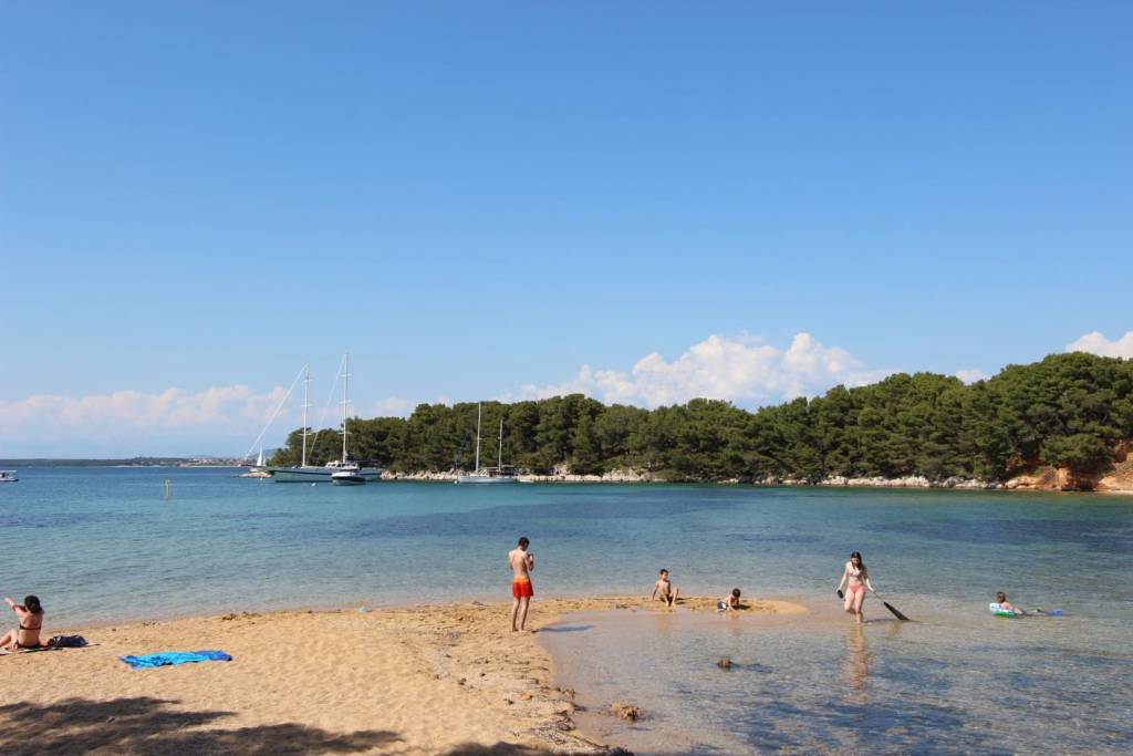 Podbrizi beach on Vrgada island