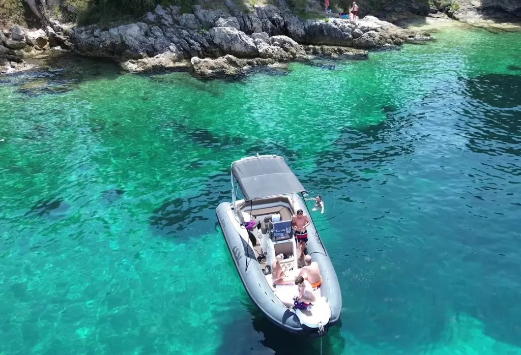 private boat tour zadar turquoise sea island swimming