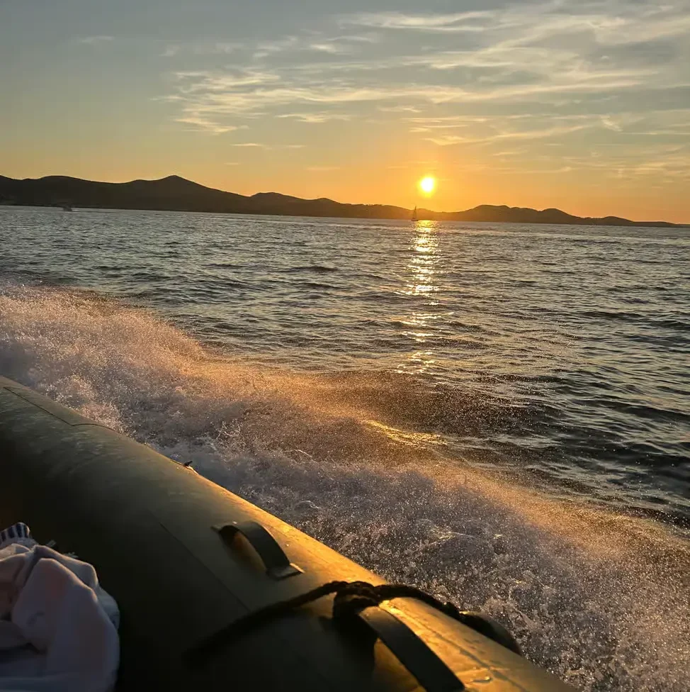sunset after tour